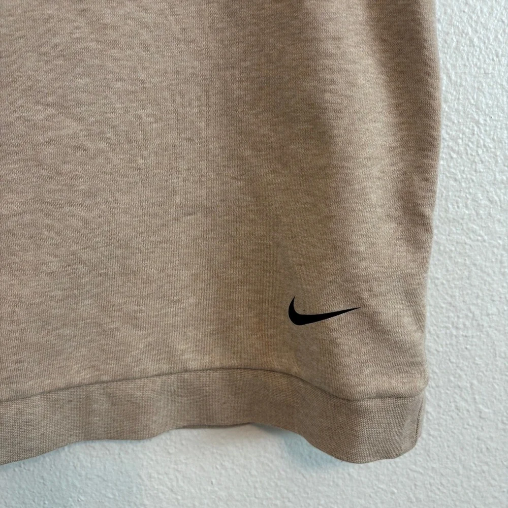 Nike Dri-FIT Tank Top Womens M Sleeveless Beige Athletic Workout Gym‎ Running